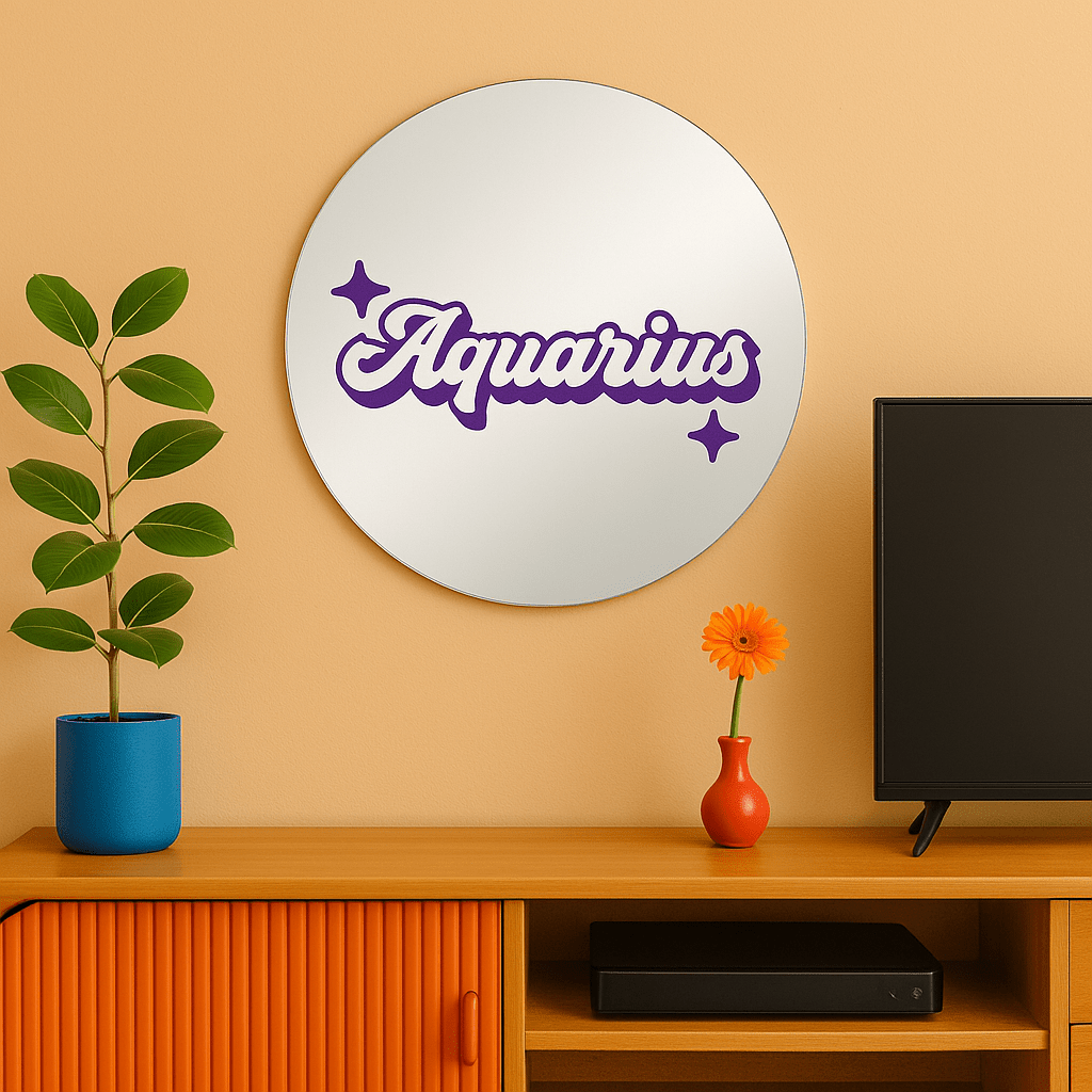 Miroir mural - Aquarius - double éclat