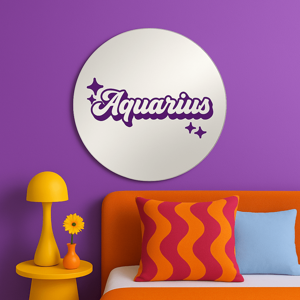 Miroir mural - Aquarius - double éclat