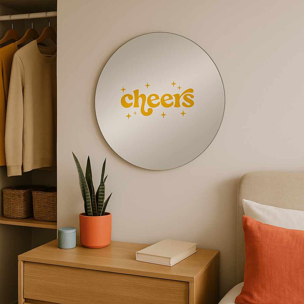 Miroir mural - Cheers - double éclat