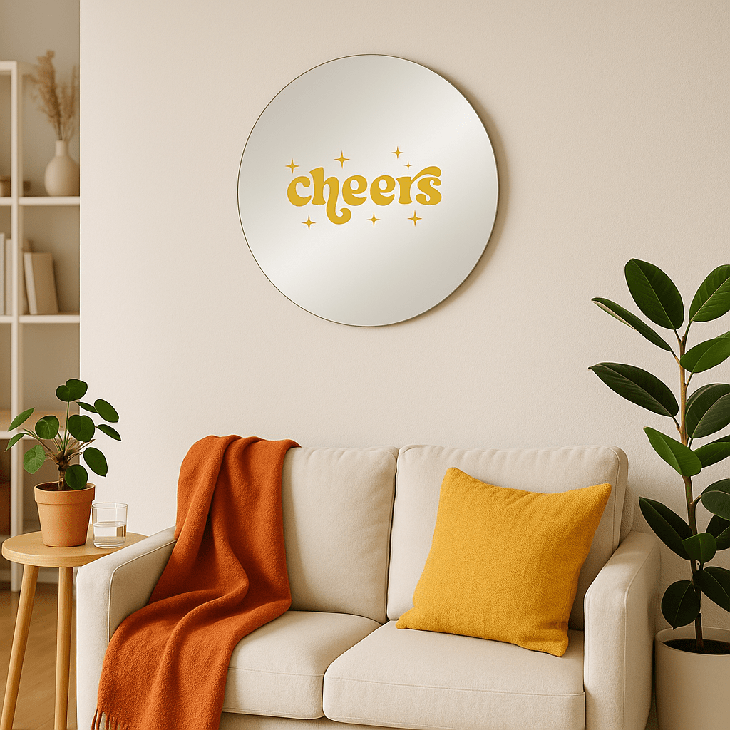 Miroir mural - Cheers - double éclat