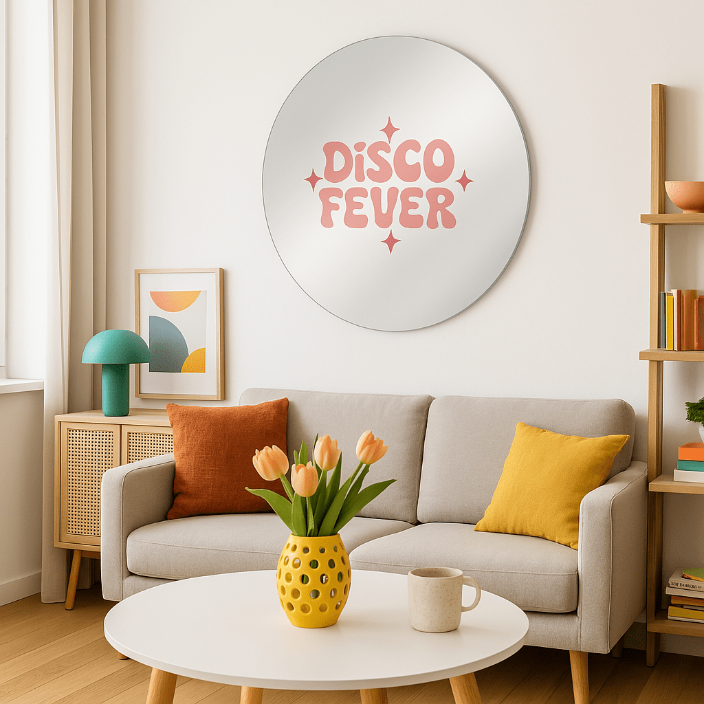 Miroir mural - Disco Fever - double éclat