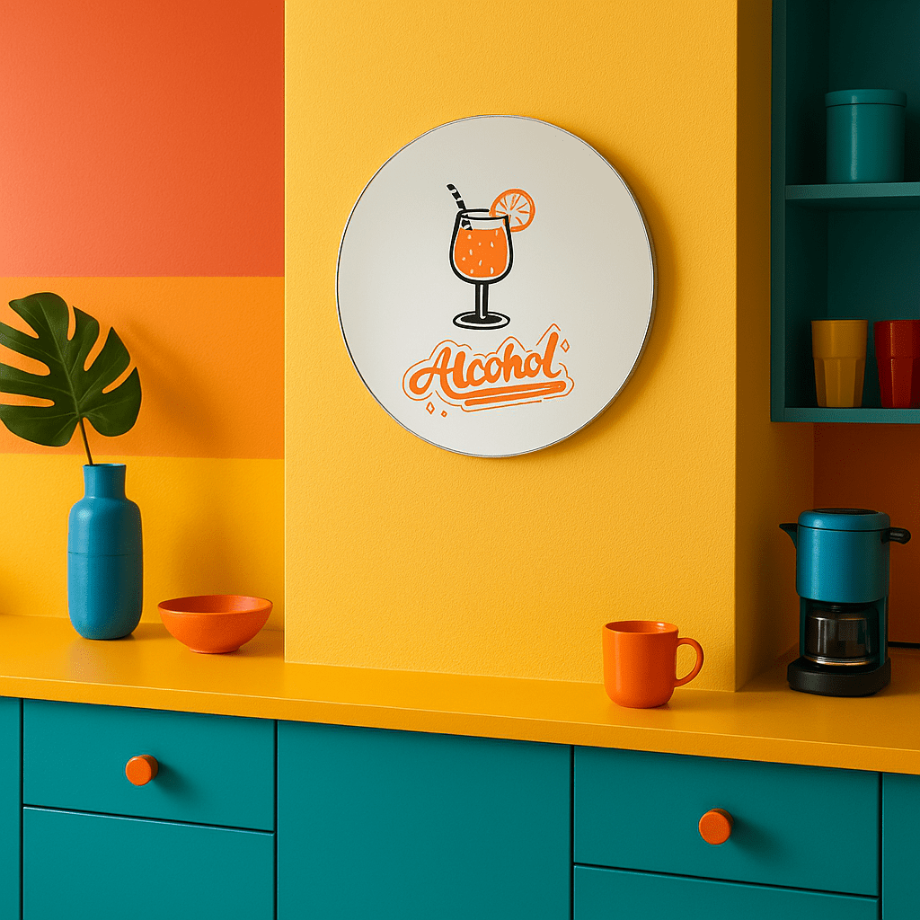 Miroir mural - Spritz - double éclat