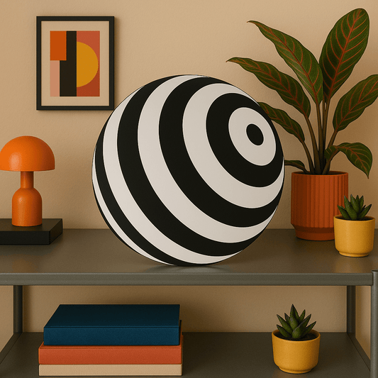 Miroir mural - boule - double éclat
