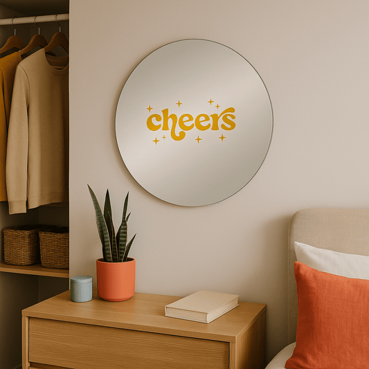 Miroir mural - Cheers - double éclat