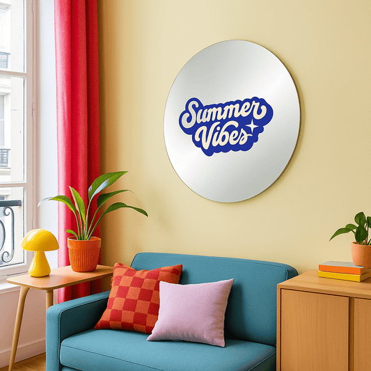 Miroir mural - Summer vibes - double éclat