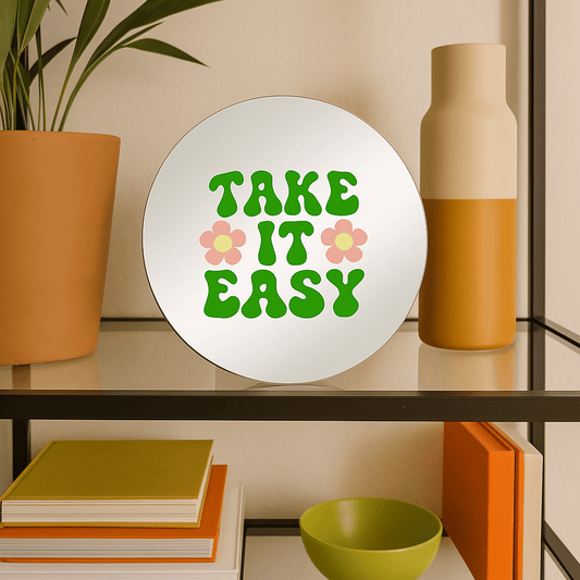 Miroir mural - Take it easy - double éclat