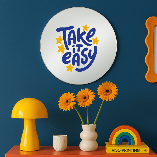 Miroir mural - Take it Easy - double éclat